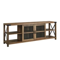 Wood And Metal Farmhouse Tv Stand-Kirkland's Home Flash Sale