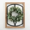 Wood And Metal Framed Wreath Wall Plaque-Kirkland's Home Online