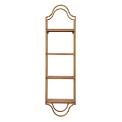 Wood And Metal Gold Wall Shelf-Kirkland's Home Discount