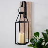 Wood And Metal Hanging Lantern Sconce-Kirkland's Home Best Sale