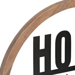 Wood And Metal Home Sweet Home Round Plaque-Kirkland's Home Store