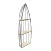 Wood And Metal Row Boat Wall Shelf-Kirkland's Home Outlet
