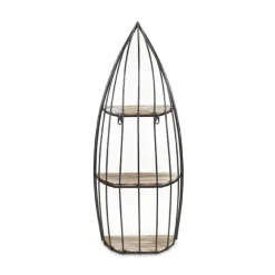 Wood And Metal Row Boat Wall Shelf-Kirkland's Home Outlet