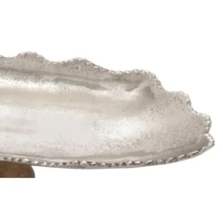 Wood And Metal Scalloped Rim Tray-Kirkland's Home Cheap