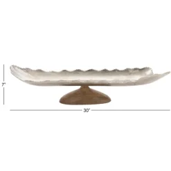 Wood And Metal Scalloped Rim Tray-Kirkland's Home Cheap