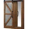 Wood And Metal Sliding Barn Door Wall Cabinet-Kirkland's Home Fashion