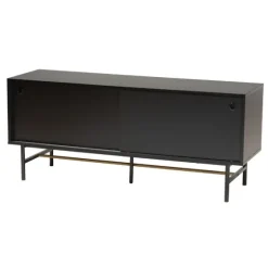 Wood And Metal Sliding Door Tv Stand-Kirkland's Home Store
