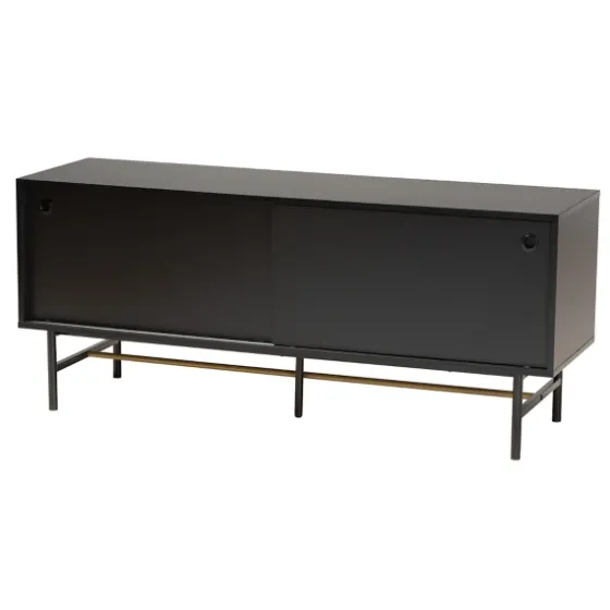Wood And Metal Sliding Door Tv Stand-Kirkland's Home Store