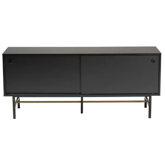 Wood And Metal Sliding Door Tv Stand-Kirkland's Home Store