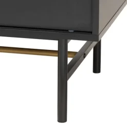 Wood And Metal Sliding Door Tv Stand-Kirkland's Home Store