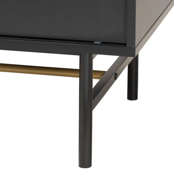 Wood And Metal Sliding Door Tv Stand-Kirkland's Home Store