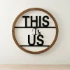 Wood And Metal This Is Us Round Plaque-Kirkland's Home Fashion