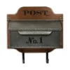 Wood And Metal Wall Storage Mail Box With Hooks-Kirkland's Home Cheap