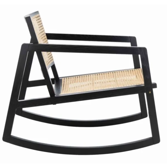 Wood And Natural Rattan Rocking Chair-Kirkland's Home Best Sale