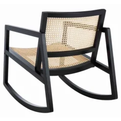Wood And Natural Rattan Rocking Chair-Kirkland's Home Best Sale