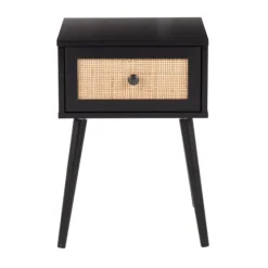 Wood And Rattan Drawer Accent Table-Kirkland's Home Cheap