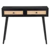 Wood And Rattan 2-Drawer Console Table-Kirkland's Home Cheap