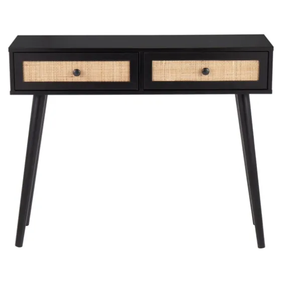 Wood And Rattan 2-Drawer Console Table-Kirkland's Home Cheap