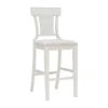 Wood And Rattan Upholstered Bar Stool-Kirkland's Home Sale