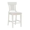 Wood And Rattan Upholstered Counter Stool-Kirkland's Home Clearance