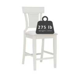 Wood And Rattan Upholstered Counter Stool-Kirkland's Home Clearance