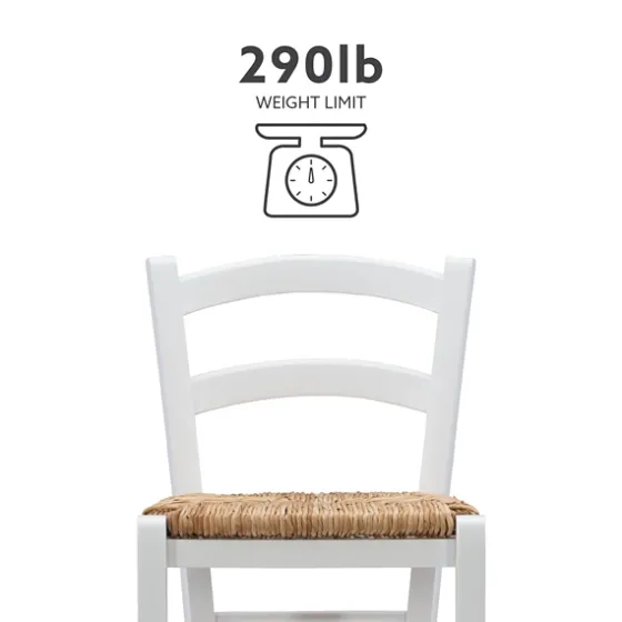 Wood And Seagrass Counter Stools, Set Of 2-Kirkland's Home Outlet
