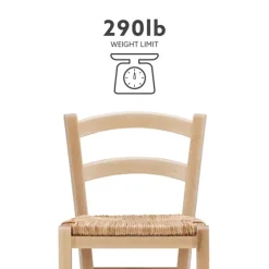 Wood And Seagrass Counter Stools, Set Of 2-Kirkland's Home New