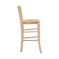Wood And Seagrass Counter Stools, Set Of 2-Kirkland's Home New