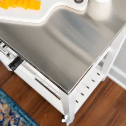 Wood And Stainless Steel Kitchen Cart-Kirkland's Home Shop