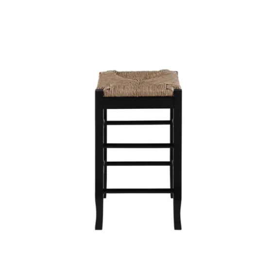 Wood And Woven Rush Counter Stool-Kirkland's Home Clearance