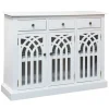 Wood Arches 3-Door Cabinet-Kirkland's Home Clearance