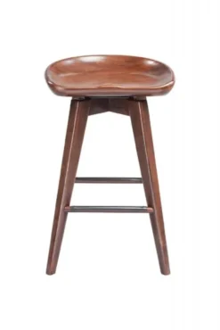 Wood Backless Swivel Counter Stool-Kirkland's Home Best