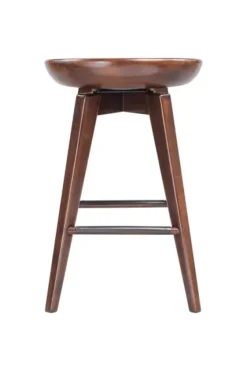 Wood Backless Swivel Counter Stool-Kirkland's Home Best
