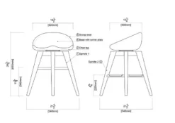 Wood Backless Swivel Counter Stool-Kirkland's Home Best