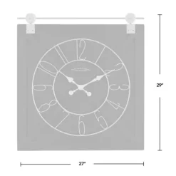 Wood Barn Door Clock-Kirkland's Home Hot