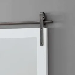 Wood Barn Door Frame With Shelf Wall Mirror-Kirkland's Home Outlet