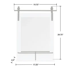 Wood Barn Door Frame With Shelf Wall Mirror-Kirkland's Home Outlet
