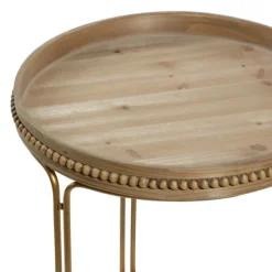Wood Beaded Nesting Side Tables, Set Of 2-Kirkland's Home Hot