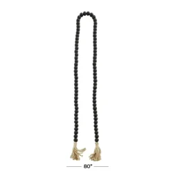 Wood Beaded Tassel Garland-Kirkland's Home Clearance