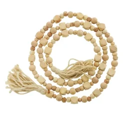Wood Beads Cream Tassel Garland-Kirkland's Home Cheap