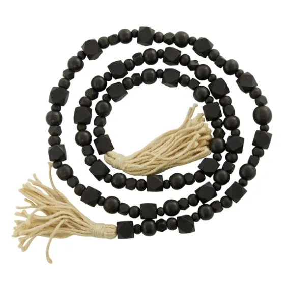 Wood Beads Cream Tassel Garland-Kirkland's Home Shop