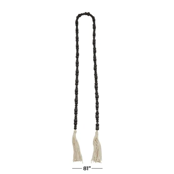 Wood Beads Cream Tassel Garland-Kirkland's Home Shop