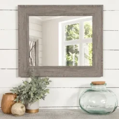 Wood Beveled Frame Wall Mirror-Kirkland's Home Fashion