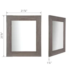 Wood Beveled Frame Wall Mirror-Kirkland's Home Fashion