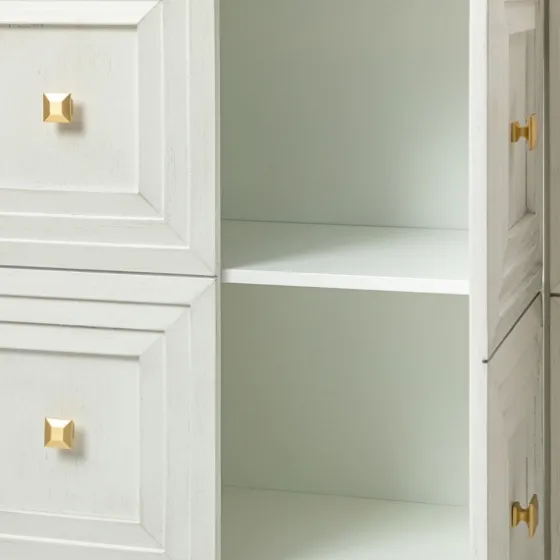 Wood Block Patterned 4-Door Sideboard-Kirkland's Home Hot