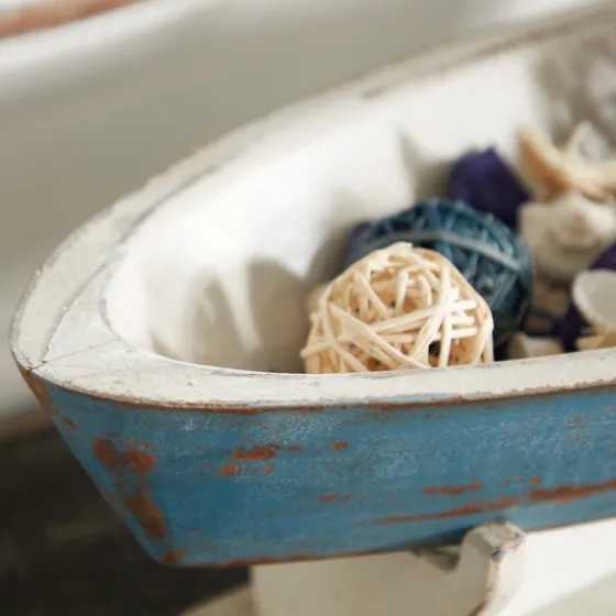 Wood Boat Sculpture-Kirkland's Home Discount