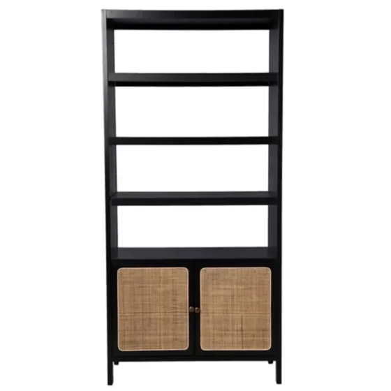 Wood Cane Doors Bookshelf-Kirkland's Home Cheap