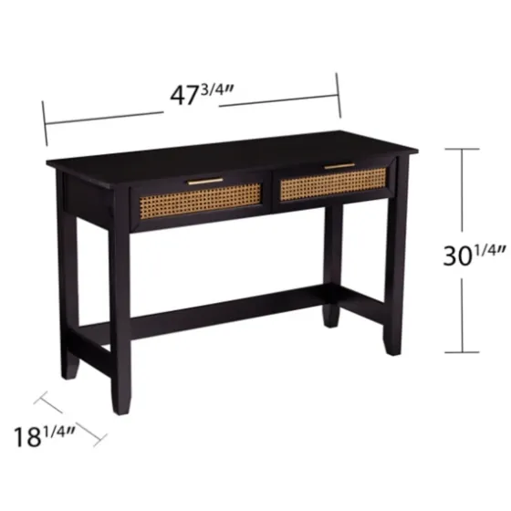 Wood Cane Drawers Console Table-Kirkland's Home Shop