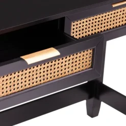 Wood Cane Drawers Console Table-Kirkland's Home Shop