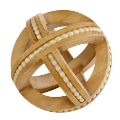 Wood Carved Bead Orbs, Set Of 3-Kirkland's Home Best Sale